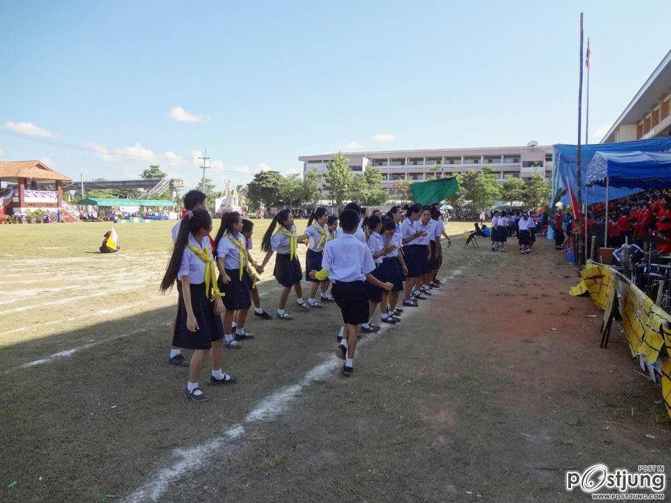 เชียร์ลีดเดอรื คณะ ณอยุธย พานพิทยคมสี เหลือง