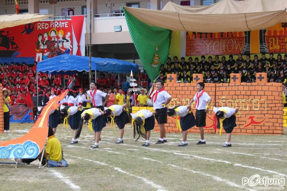 เชียร์ลีดเดอรื คณะ ณอยุธย พานพิทยคมสี เหลือง