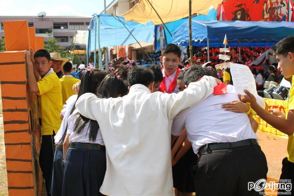 เชียร์ลีดเดอรื คณะ ณอยุธย พานพิทยคมสี เหลือง