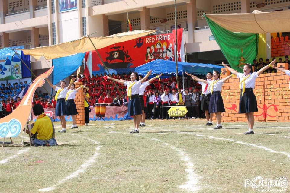 เชียร์ลีดเดอรื คณะ ณอยุธย พานพิทยคมสี เหลือง