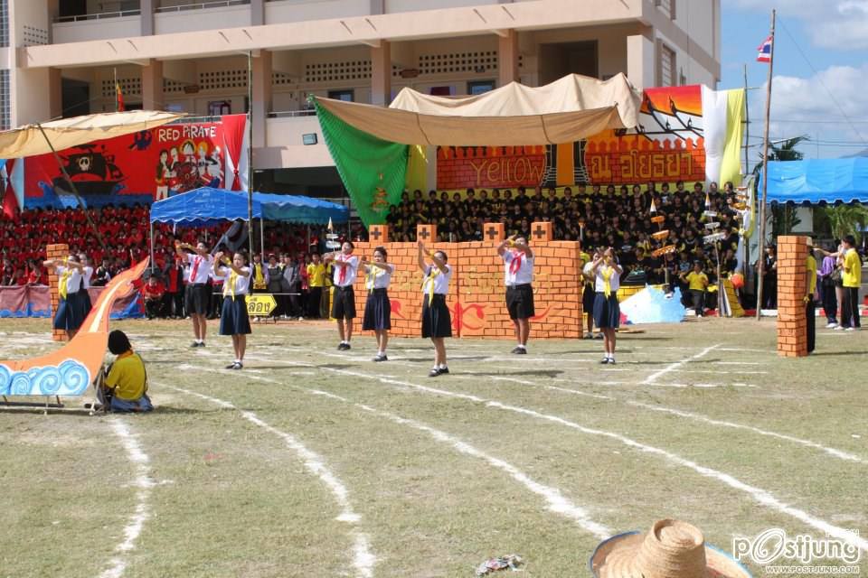 เชียร์ลีดเดอรื คณะ ณอยุธย พานพิทยคมสี เหลือง