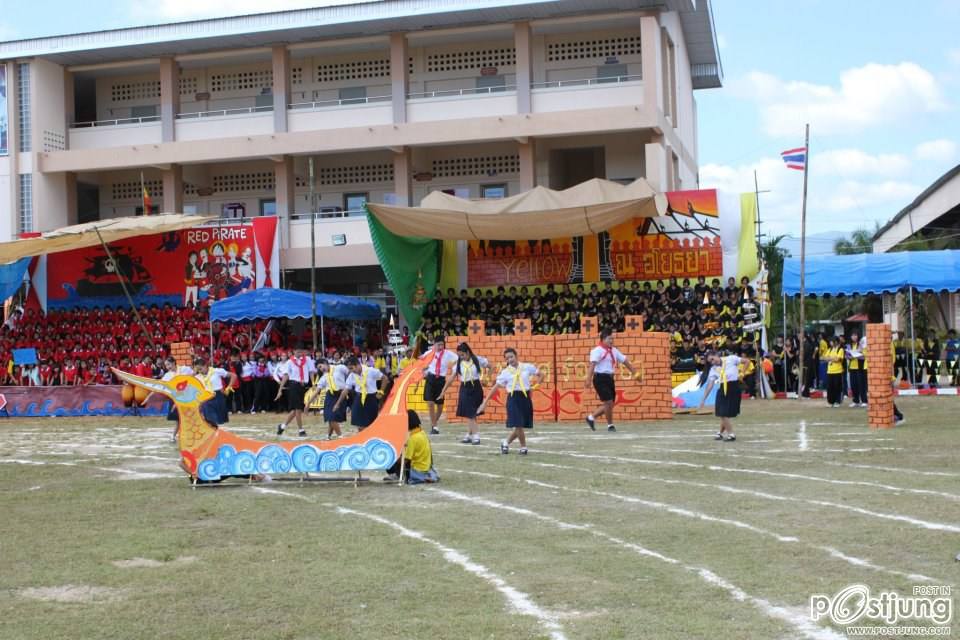 เชียร์ลีดเดอรื คณะ ณอยุธย พานพิทยคมสี เหลือง