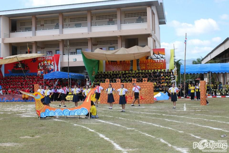 เชียร์ลีดเดอรื คณะ ณอยุธย พานพิทยคมสี เหลือง