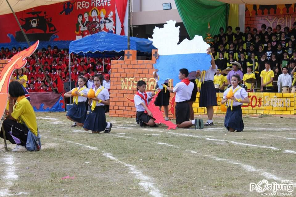 เชียร์ลีดเดอรื คณะ ณอยุธย พานพิทยคมสี เหลือง