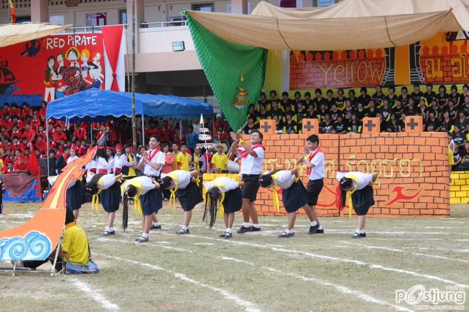 เชียร์ลีดเดอรื คณะ ณอยุธย พานพิทยคมสี เหลือง