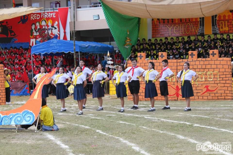 เชียร์ลีดเดอรื คณะ ณอยุธย พานพิทยคมสี เหลือง