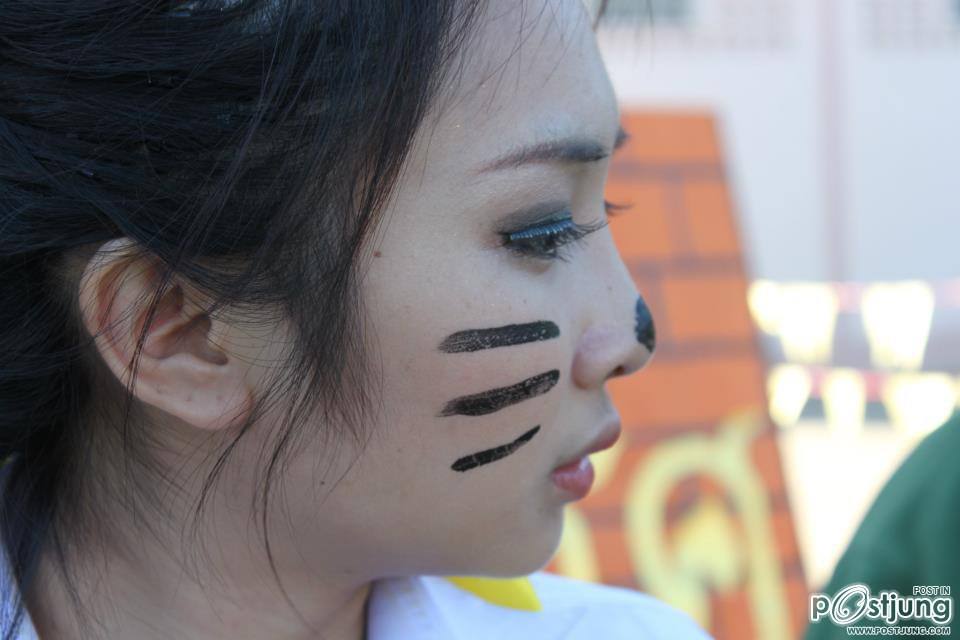 เชียร์ลีดเดอรื คณะ ณอยุธย พานพิทยคมสี เหลือง