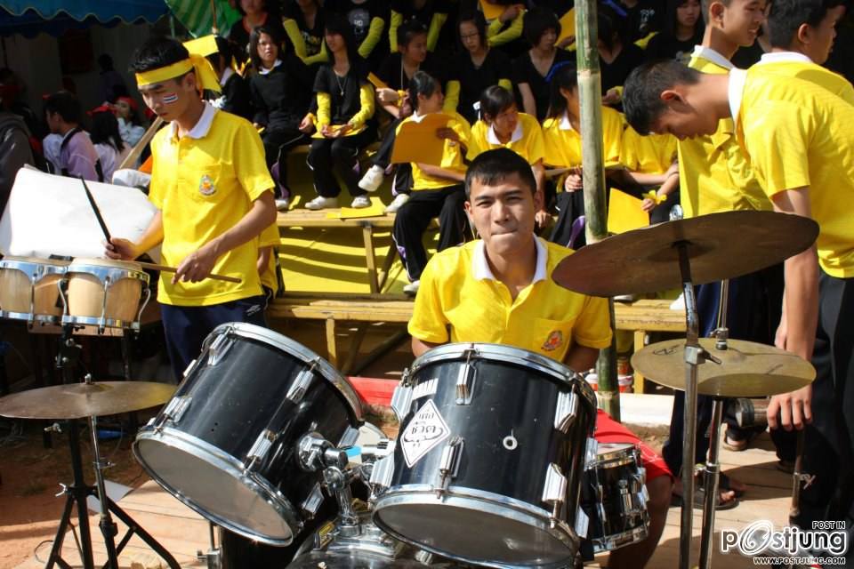 เชียร์ลีดเดอรื คณะ ณอยุธย พานพิทยคมสี เหลือง