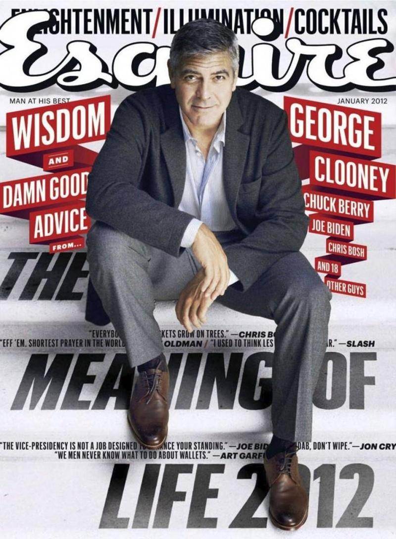 George Clooney @ Esquire US January 2012