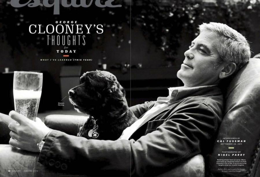 George Clooney @ Esquire US January 2012