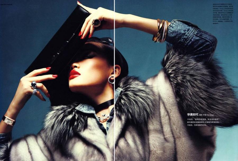 Xiao Meng Huang @ Numero China January 2012