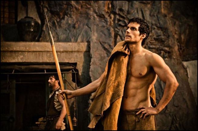 PREVIEW: HENRY CAVILL & KELLAN LUTZ FOR IMMORTALS IN ENTERTAINMENT WEEKLY, OCTOBER 2011