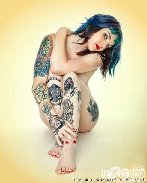 สาวสวยกับรอยสัก