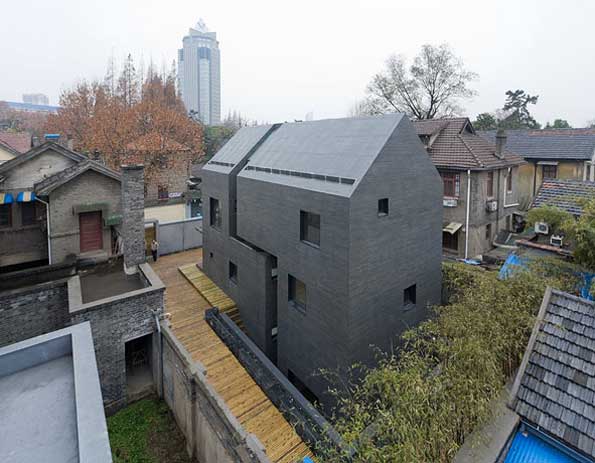 Concrete Urban Design in China imitates brick