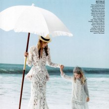 VOGUE MAGAZINE: CAROLINE TRENTINI IN  SWEPT AWAY  BY PHOTOGRAPHER PATRICK DEMARCHELIER