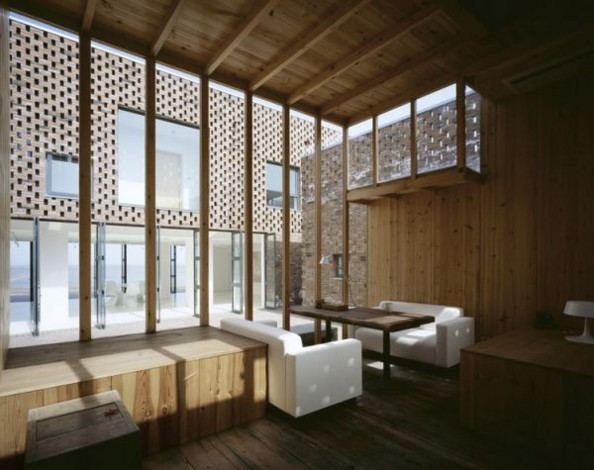 Modern Brick Home Design in China brings an innovative twist to tradition