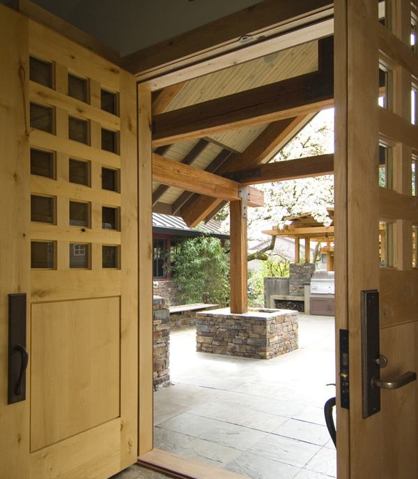 Stone Exterior House with Natural Wood Interiors Appeals to the Nature-Lover