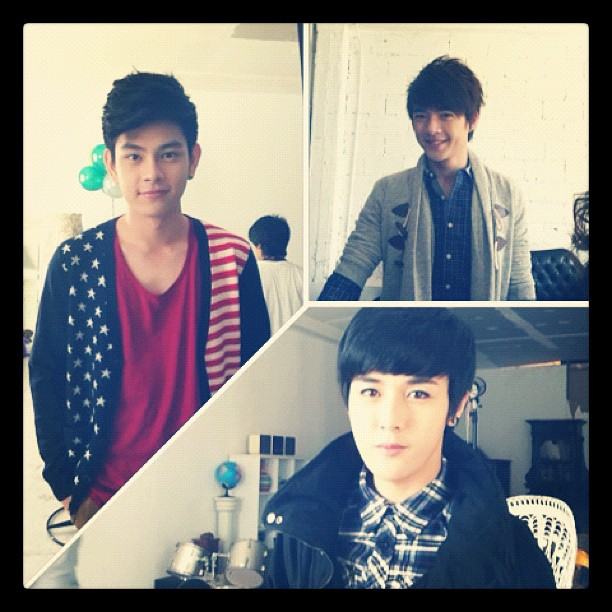 3 หนุ่มRookie bb ถ่ายแบบนิตยสาร Kazz