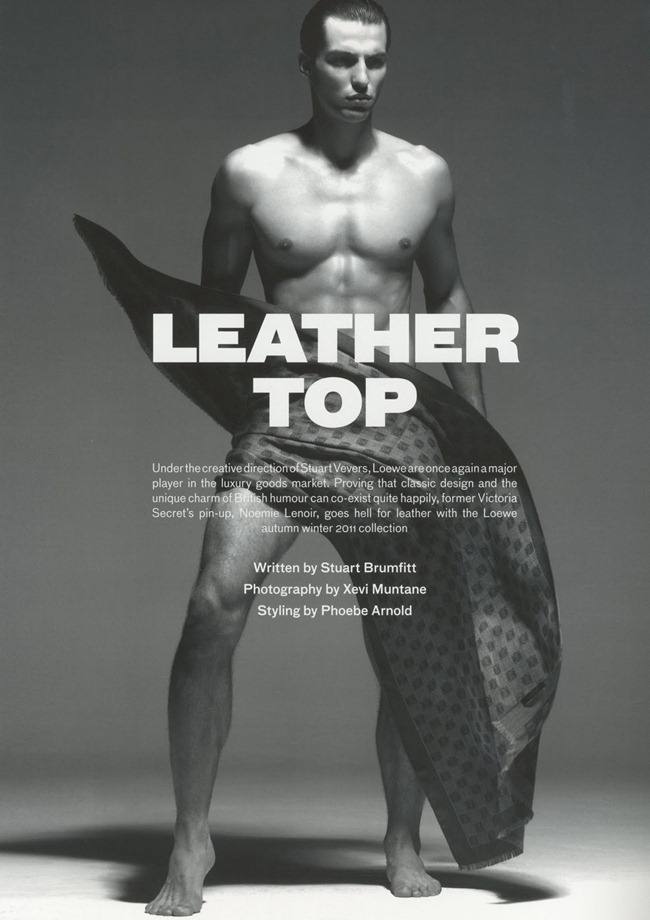 PONYSTEP MAGAZINE: DYLAN GARNER & NOEMIE LENOIR IN "LEATHER TOP" BY PHOTOGRAPHER XEVI MUNTANE