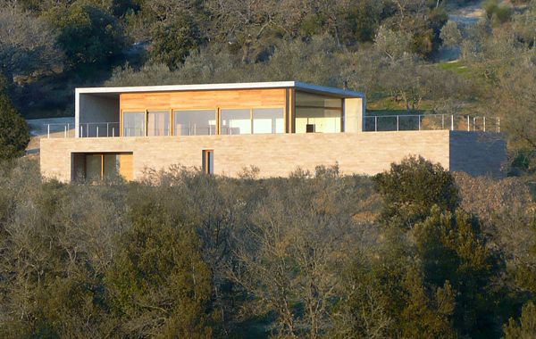 Sandstone House Design - a European style house overlooking Italian countryside