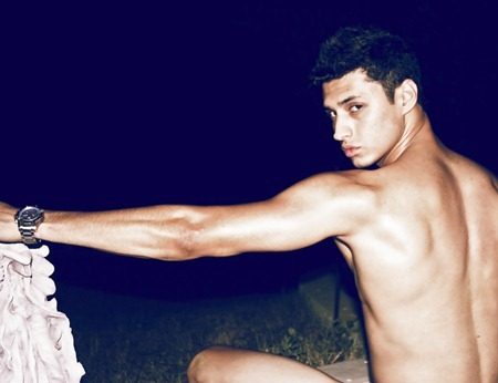 MASCULINE DOSAGE: EDGAR CHAVEZ IN "POOL DAZE" BY PHOTOGRAPHER TROY WISE