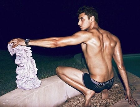 MASCULINE DOSAGE: EDGAR CHAVEZ IN "POOL DAZE" BY PHOTOGRAPHER TROY WISE