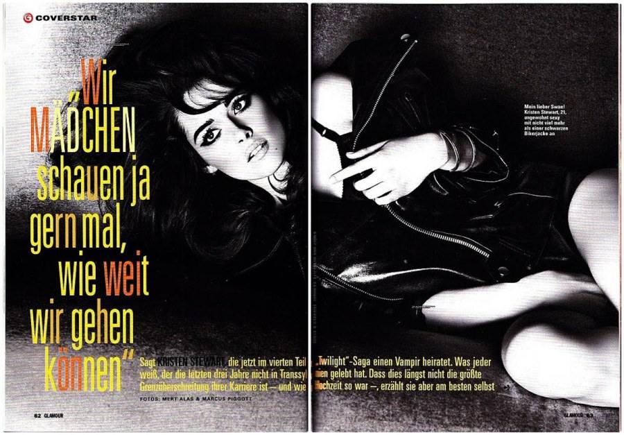 Kristen Stewart @ Glamour Germany December 2011