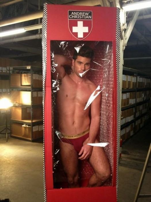 Sexy Santa and the Andrew Christian Doll Factory