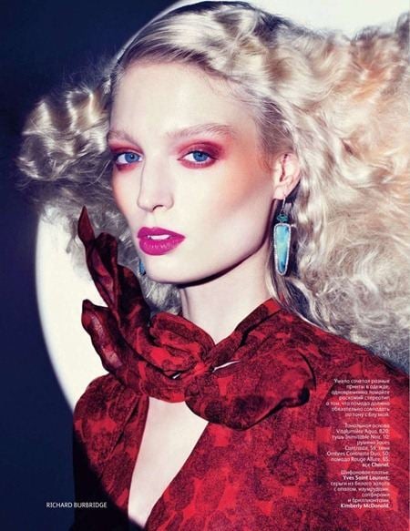 VOGUE RUSSIA: MELISSA TAMMERIJN BY PHOTOGRAPHER RICHARD BURBRIDGE