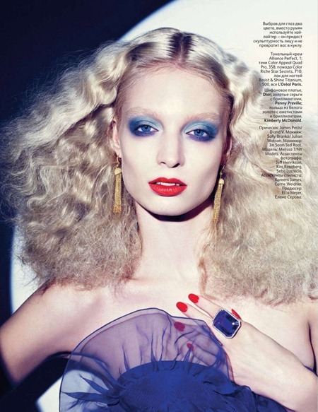 VOGUE RUSSIA: MELISSA TAMMERIJN BY PHOTOGRAPHER RICHARD BURBRIDGE