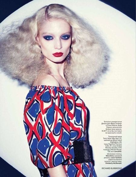 VOGUE RUSSIA: MELISSA TAMMERIJN BY PHOTOGRAPHER RICHARD BURBRIDGE