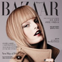 HARPER'S BAZAAR KOREA: HANNE GABY ODIELE IN  FALLING IN FALL  BY PHOTOGRAPHER DEAN ISIDRO