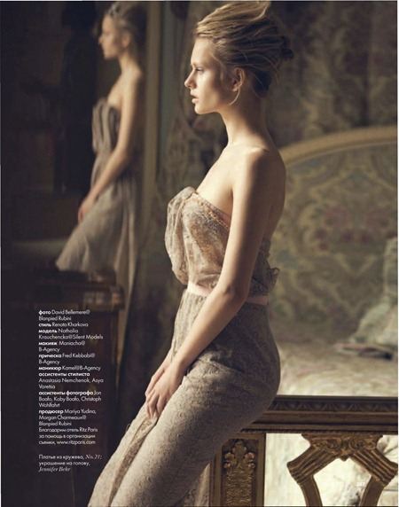 ELLE RUSSIA: NATHALIA KRAUCHENCKA BY PHOTOGRAPHER DAVID BELLMERE