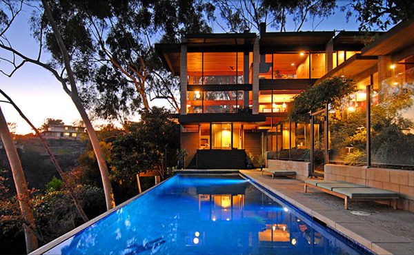 Luxury Glass Home in Los Angeles with valley views, for sale for $4.5 million