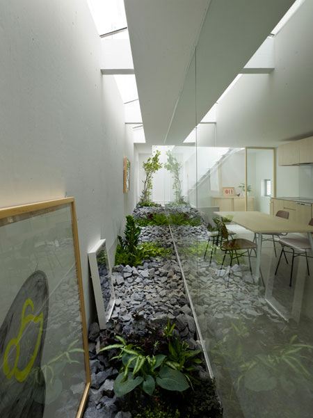 Amazing House Design in Japan - a garden inside the house ...
