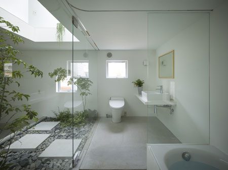 Amazing House Design in Japan - a garden inside the house ...