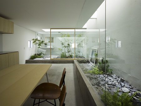 Amazing House Design in Japan - a garden inside the house ...
