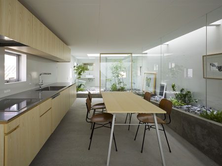 Amazing House Design in Japan - a garden inside the house ...