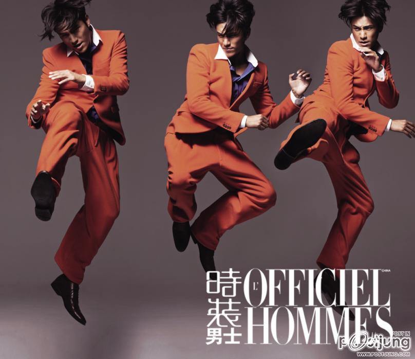 Chen Kun @ L'OFFICIEL HOMMES China no.274 January 2012