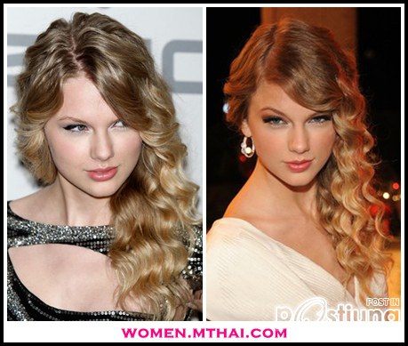 เทย์เลอร์ สวิฟท์ กับ ทรงผมดัดเปิดข้าง จะได้เปิดโฉมหน้าอันงดงาม