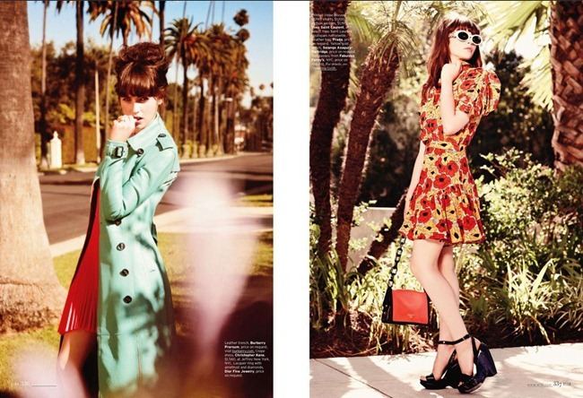 ELLE MAGAZINE: FELICITY JONES IN "HIGH FELICITY" BY PHOTOGRAPHER LAURA SCIACOVELLI