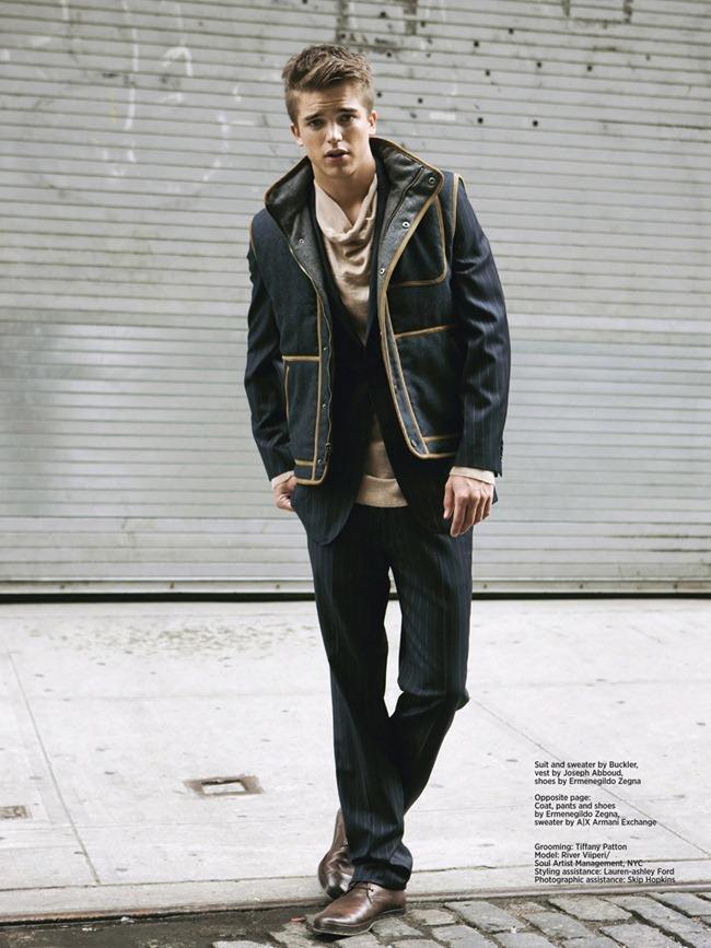 DA MAN MAGAZINE: RIVER VIIPERI IN "LIGHT COATING" BY PHOTOGRAPHER CHRISTIAN RIOS