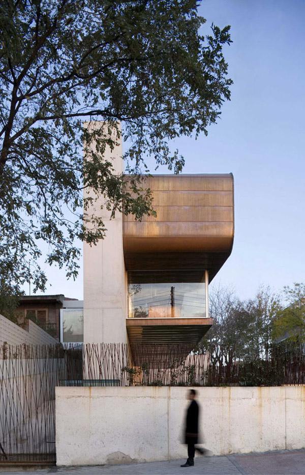 Copper Architecture - copper exterior outlines sculptural architectural design