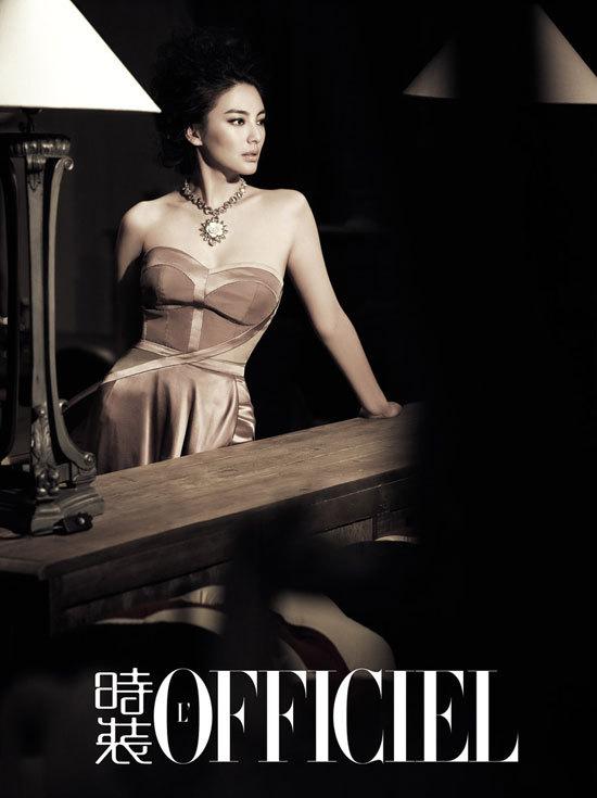 Kitty Zhang @  L'OFFICIEL China no.273  January 2012