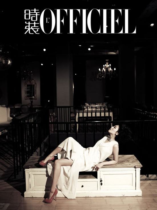 Kitty Zhang @  L'OFFICIEL China no.273  January 2012