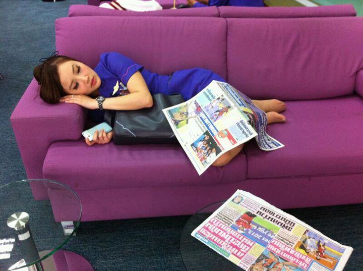 จำกันได้ไหม....รุ้งเฑียร อูนากุล(ลำดวน ณ เบญจา คีตา ความรัก) ตอนนี้เธอเป็นแอร์ที่การบินไทยค่ะ...