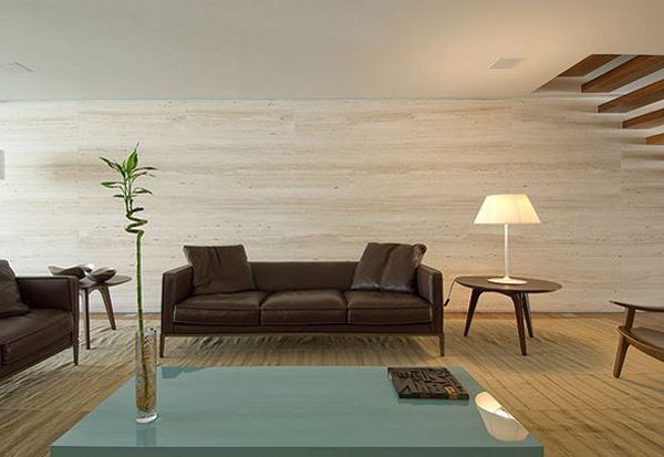 Innovative Brazilian Architecture - concrete house with folded wood walls