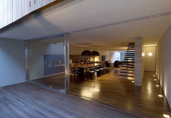 Innovative Brazilian Architecture - concrete house with folded wood walls