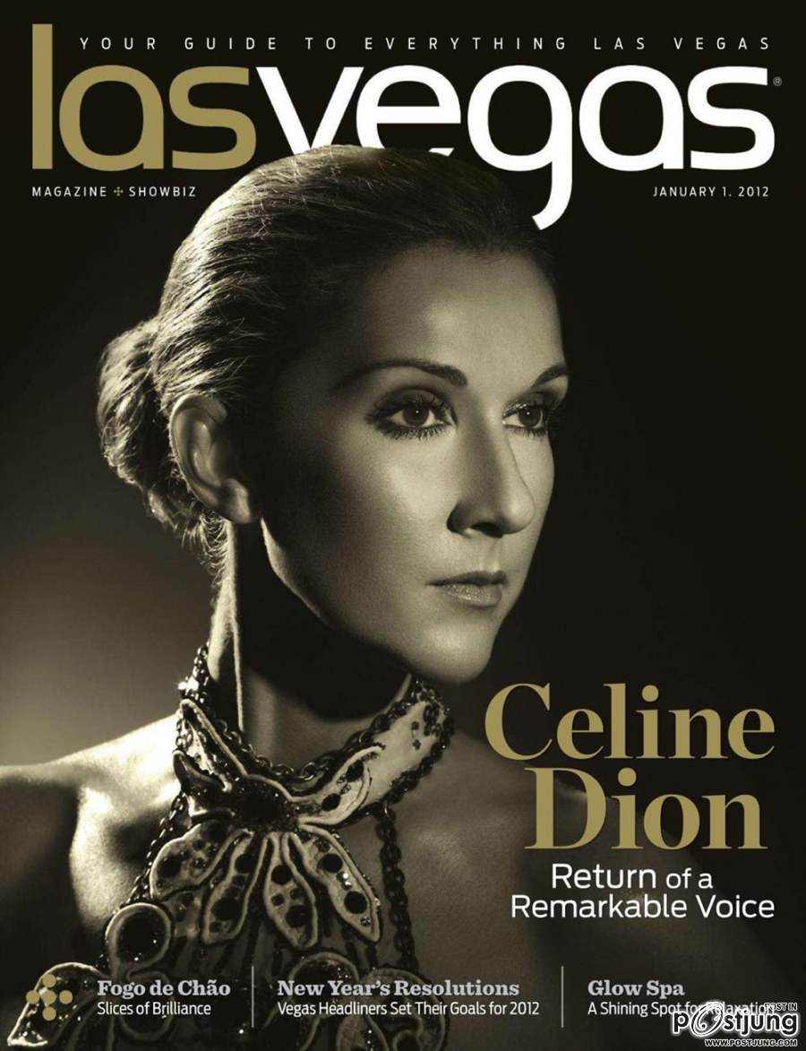 Celine dion @ Las Vegas Magazine January 2012