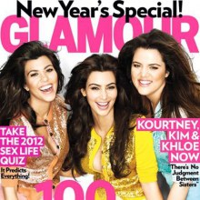 Kardashian Sisters @ Glamour Magazine January 2012